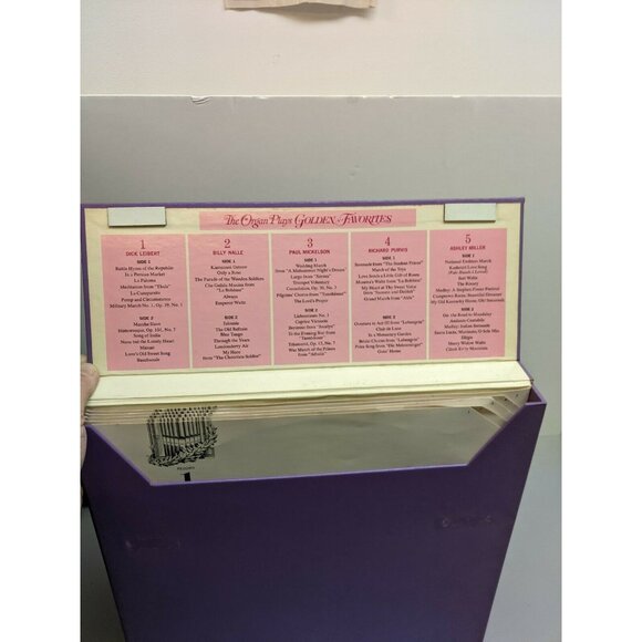 The Organ Plays Golden Favorites, LP boxed set, 5 LPs, Reader's Digest RDA 054-A - Picture 4 of 5